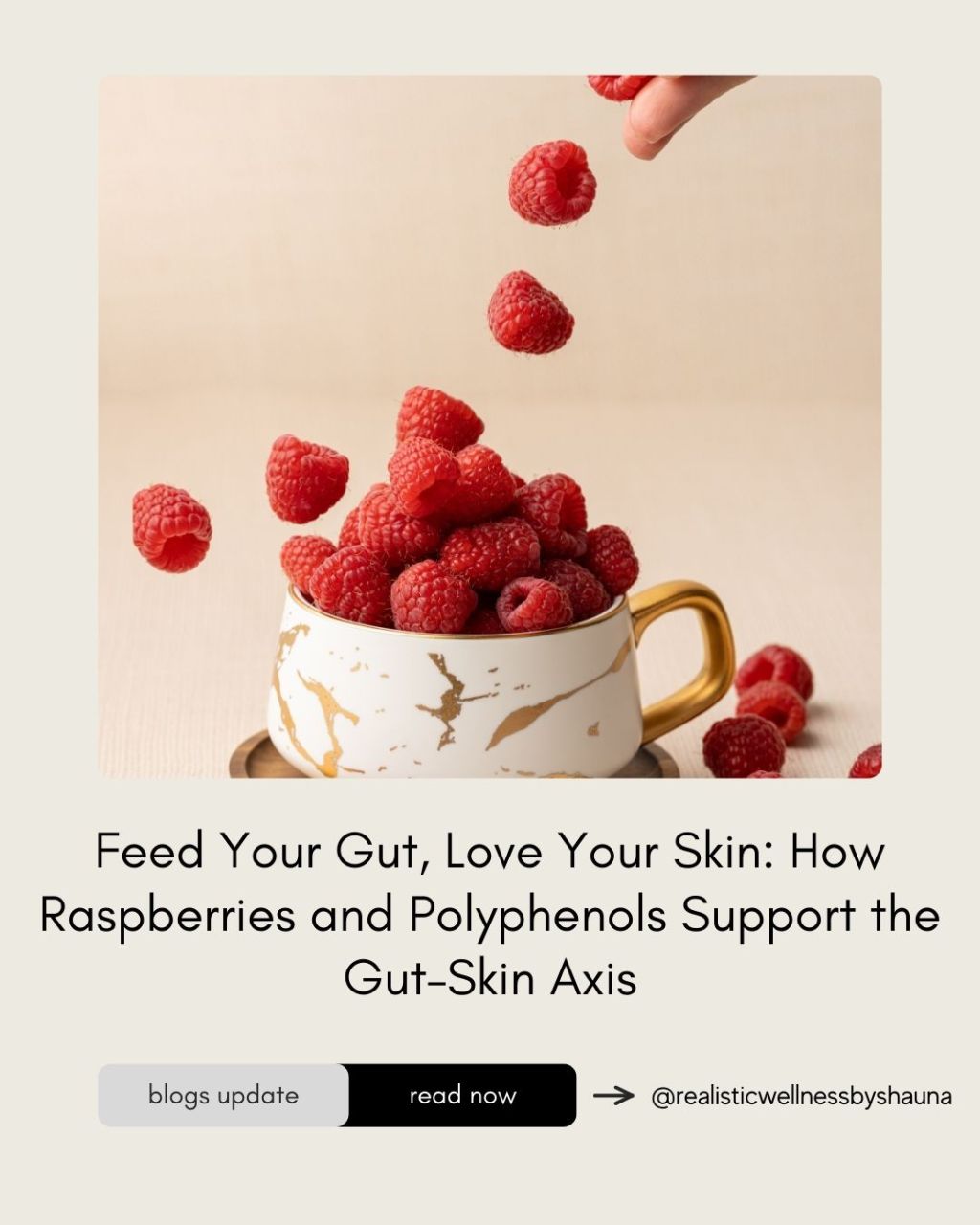 Feed Your Gut, Love Your Skin: How Raspberries and Polyphenols Support the Gut–Skin&nbsp;Axis