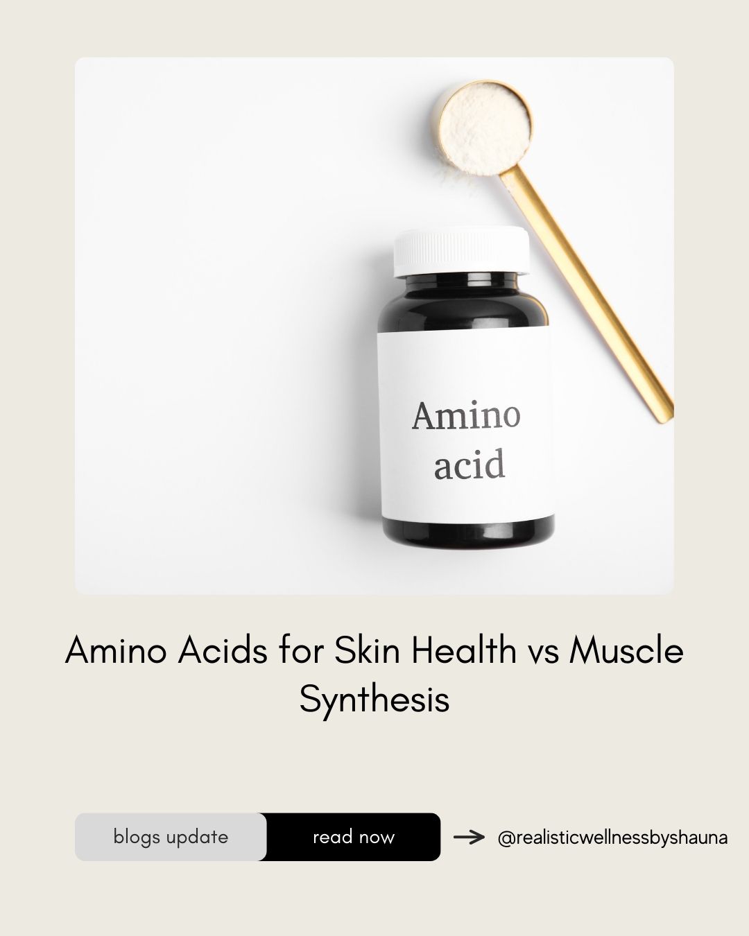 Amino Acids for Skin Health vs Muscle Synthesis